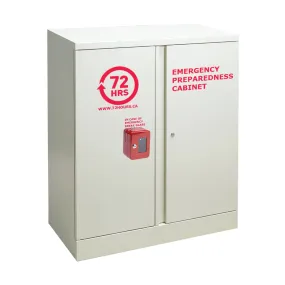 72 HOURS 40" Grey Storage Emergency Cabinet Assembly