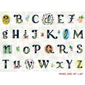 ABCs in Bloom: Alphabet Panel