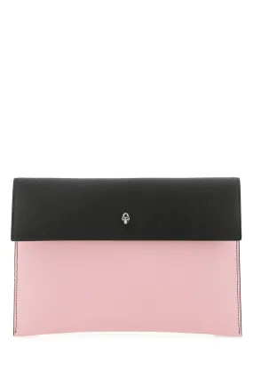 Alexander McQueen Skull Two-Tone Clutch Bag