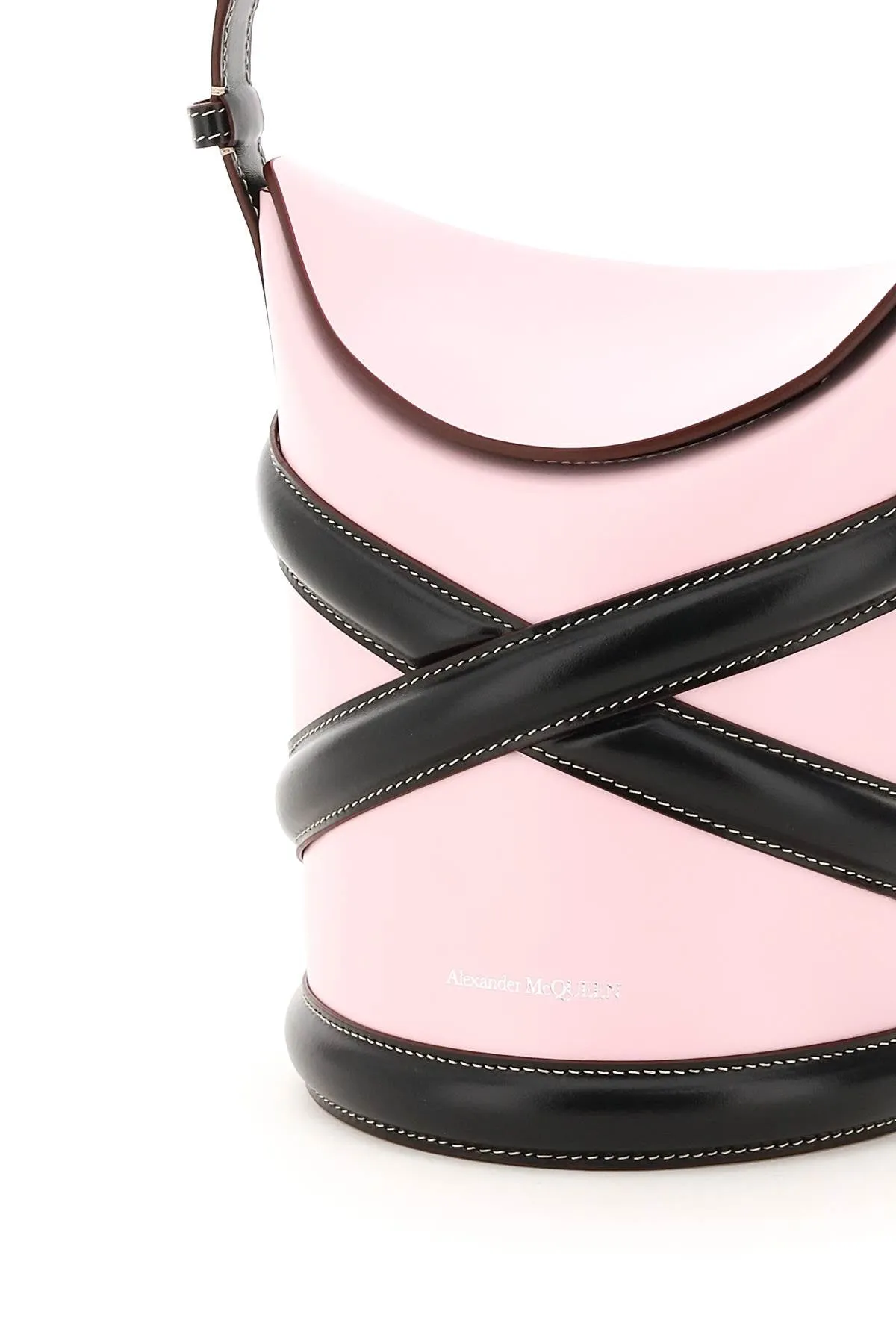 Alexander McQueen The Curve Small Bucket Bag