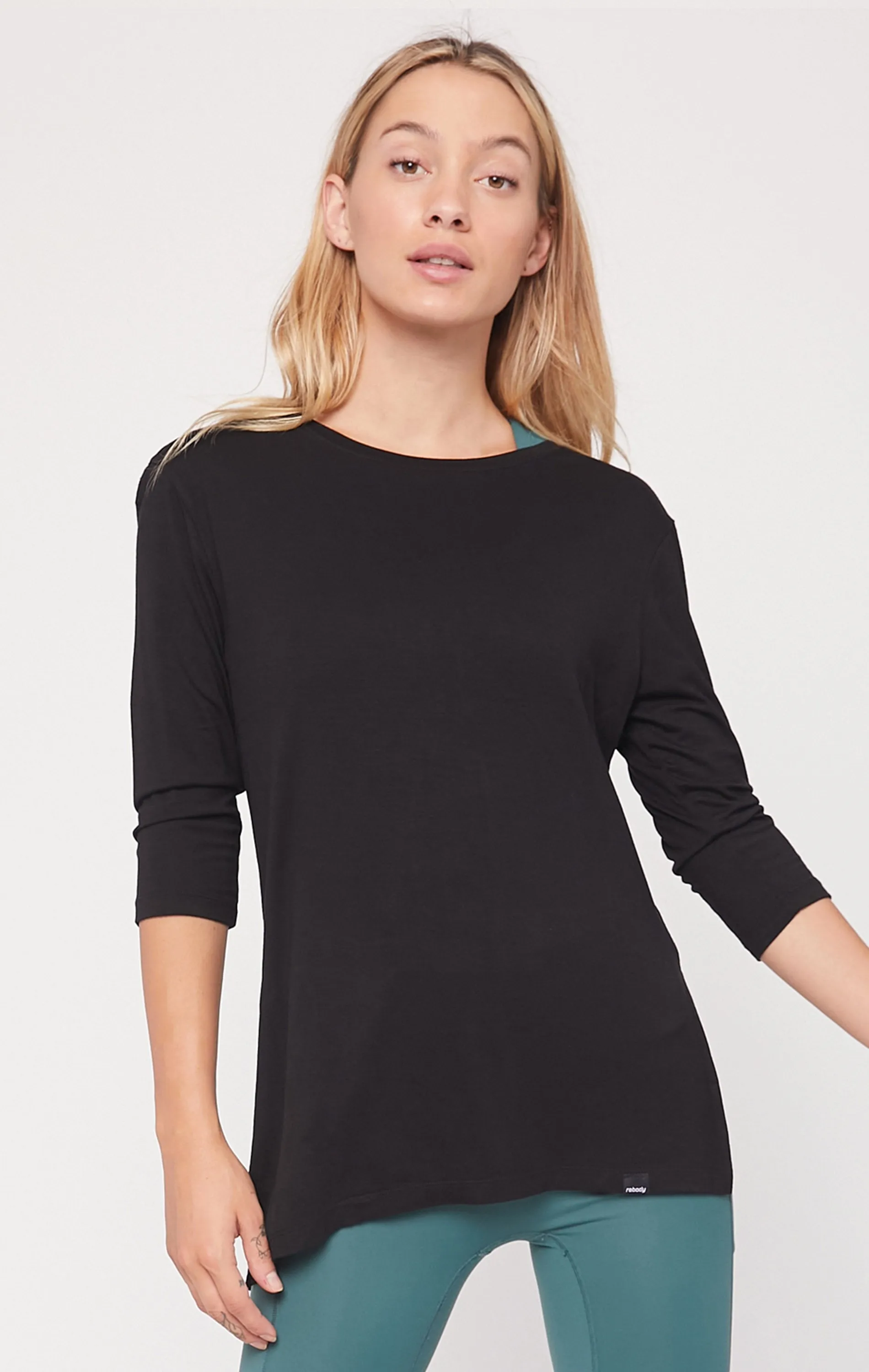 Anen 3/4 Sleeve Side Tie Top