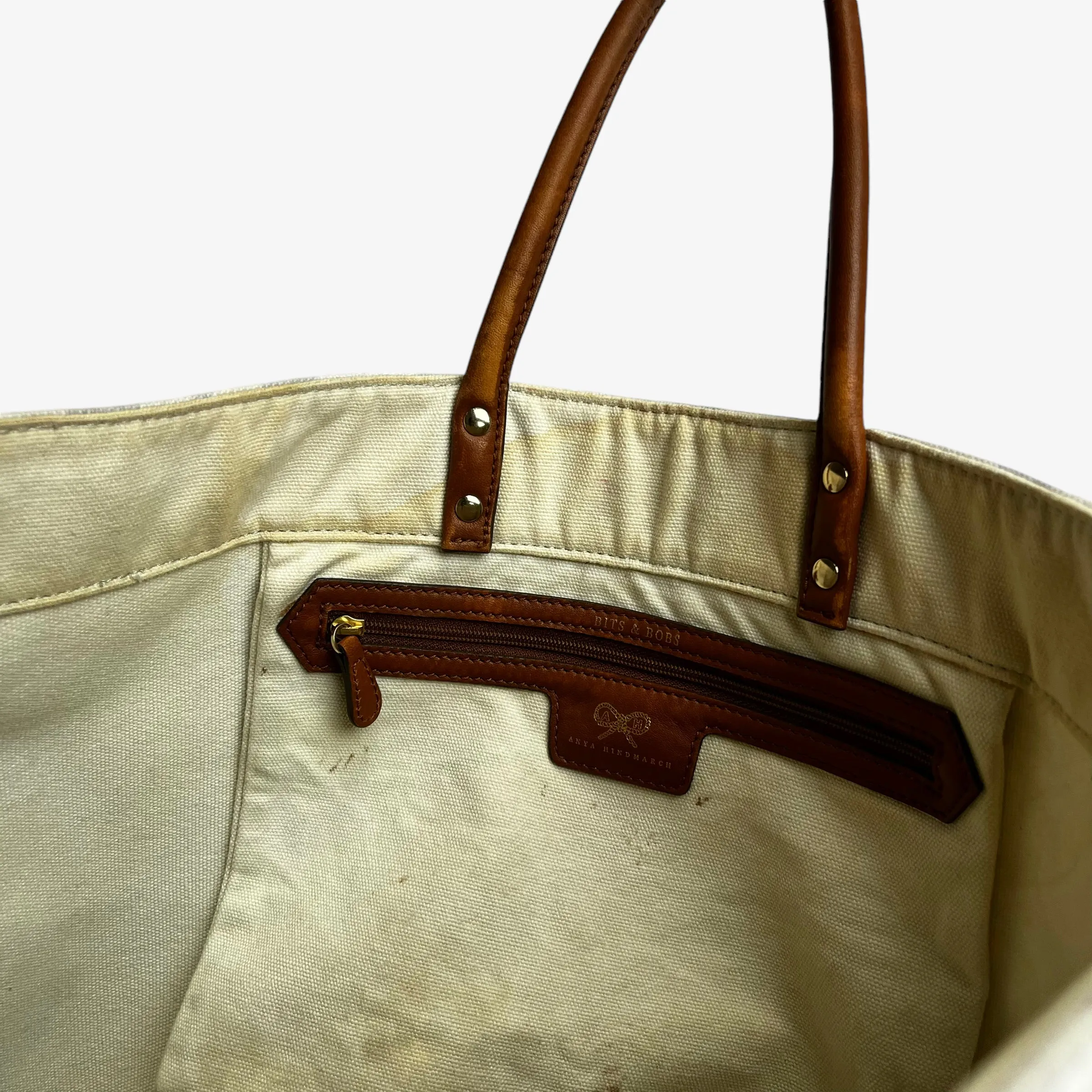 Anya Hindmarch Earl Bottom Pinch Tote Bag