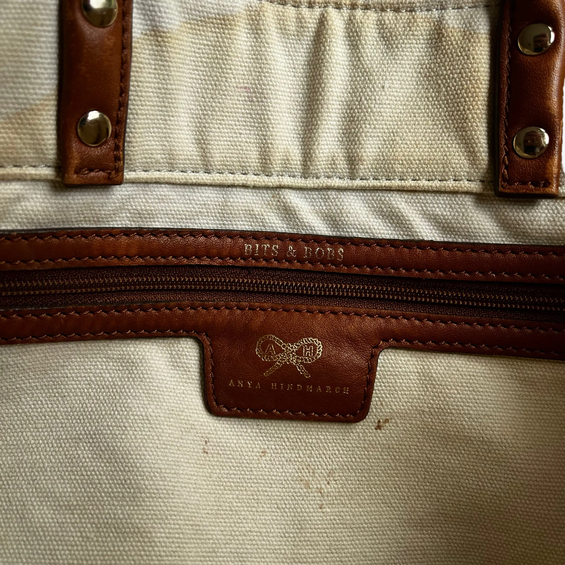 Anya Hindmarch Earl Bottom Pinch Tote Bag