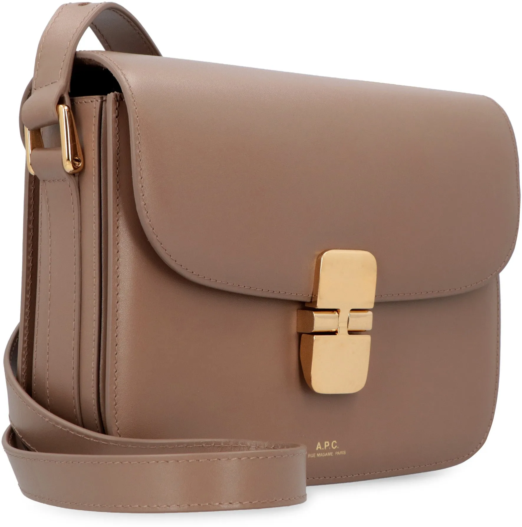 A.P.C. Flapover Crossbody Bag