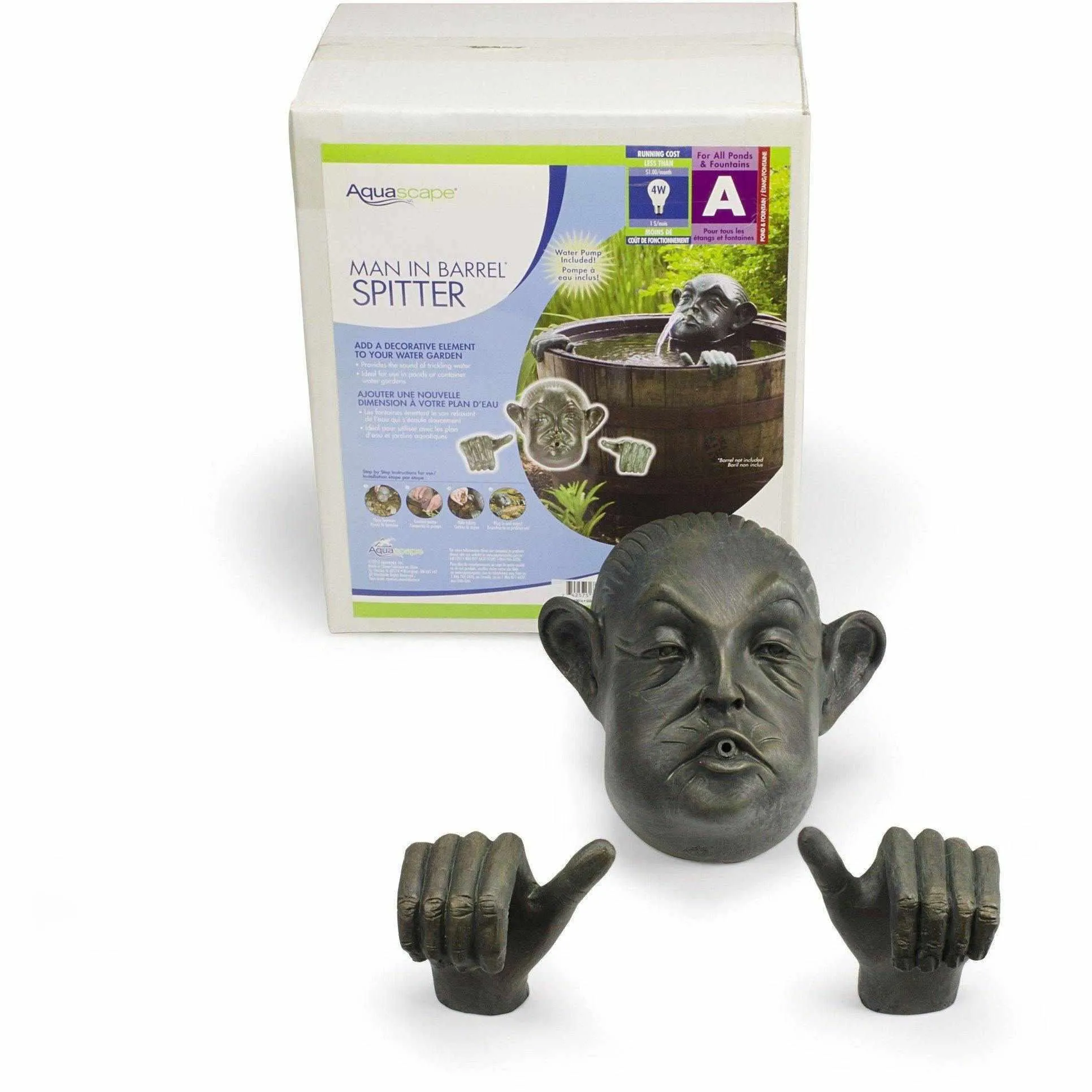 Aquascape Man in Barrel Spitter Kit