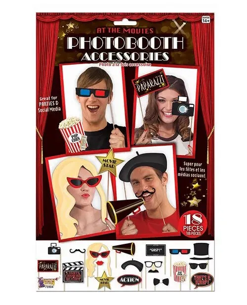 At The Movies - Photo Booth Prop Kit