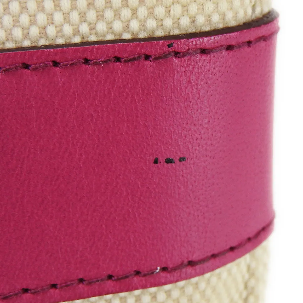 Bally Canvas Leather Tote Bag