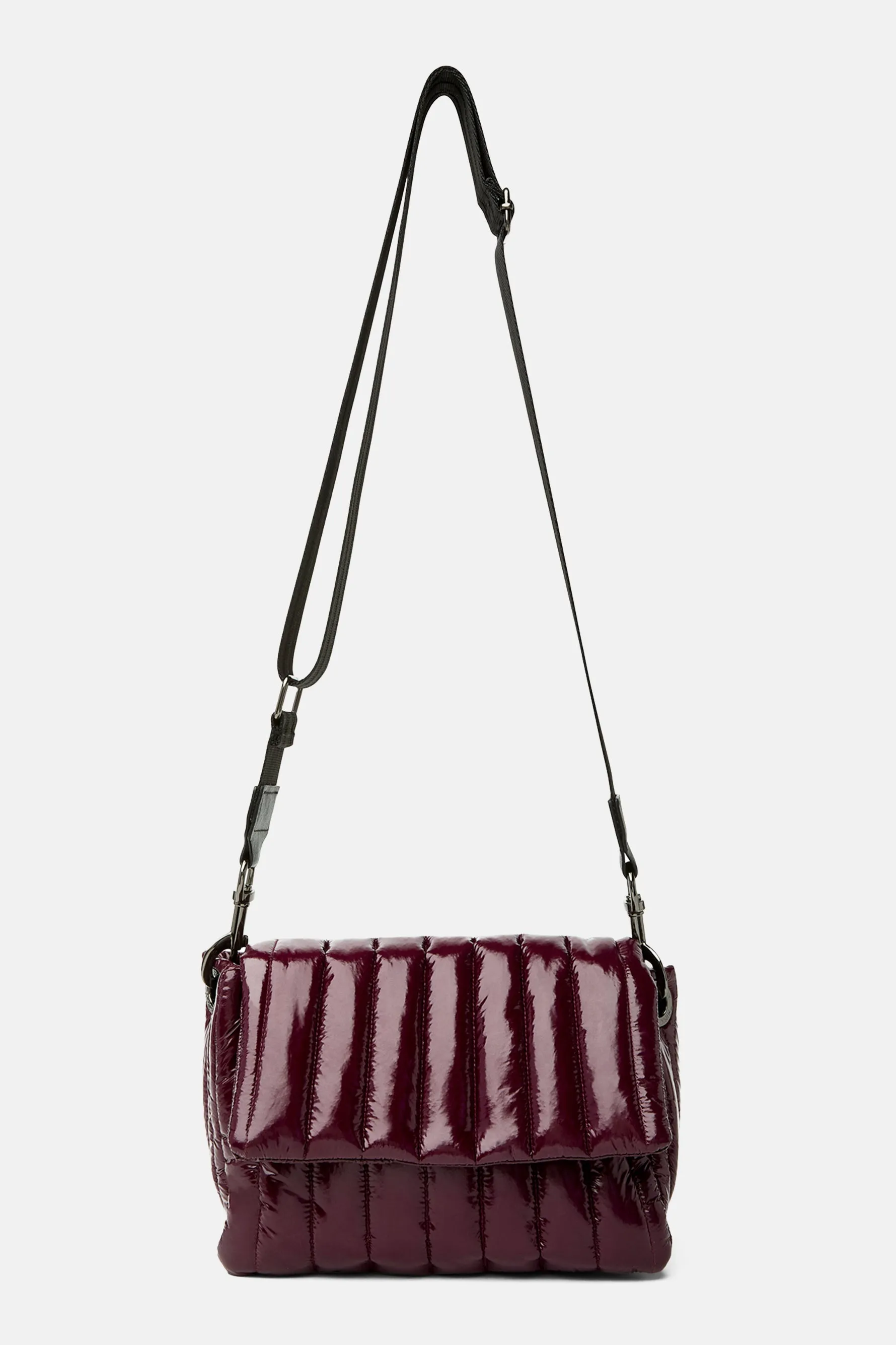 Bar Bag - Glossy Deep Burgundy/Black