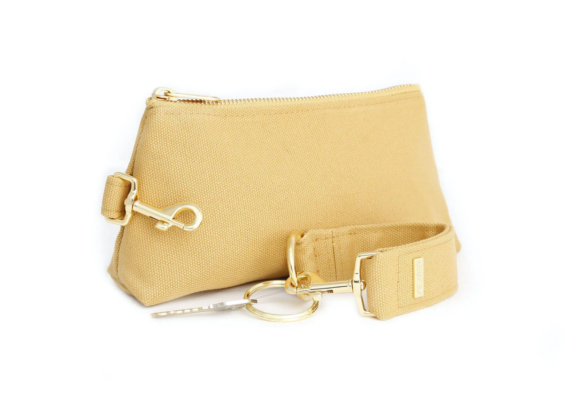 Beige CANVAS 2-PIECE WRISTLET SET