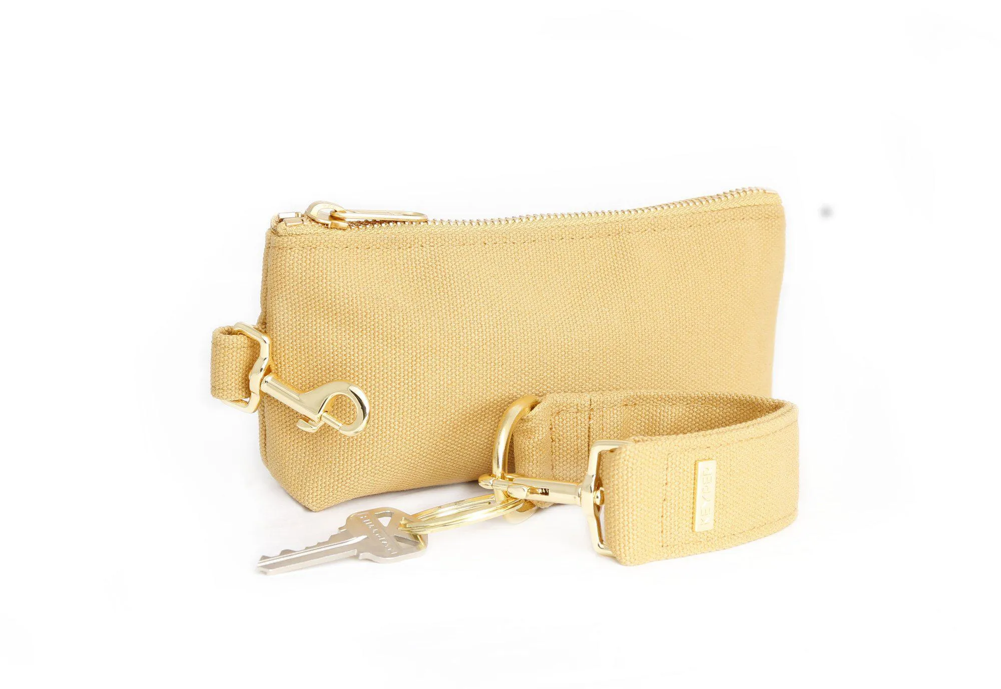 Beige CANVAS 2-PIECE WRISTLET SET