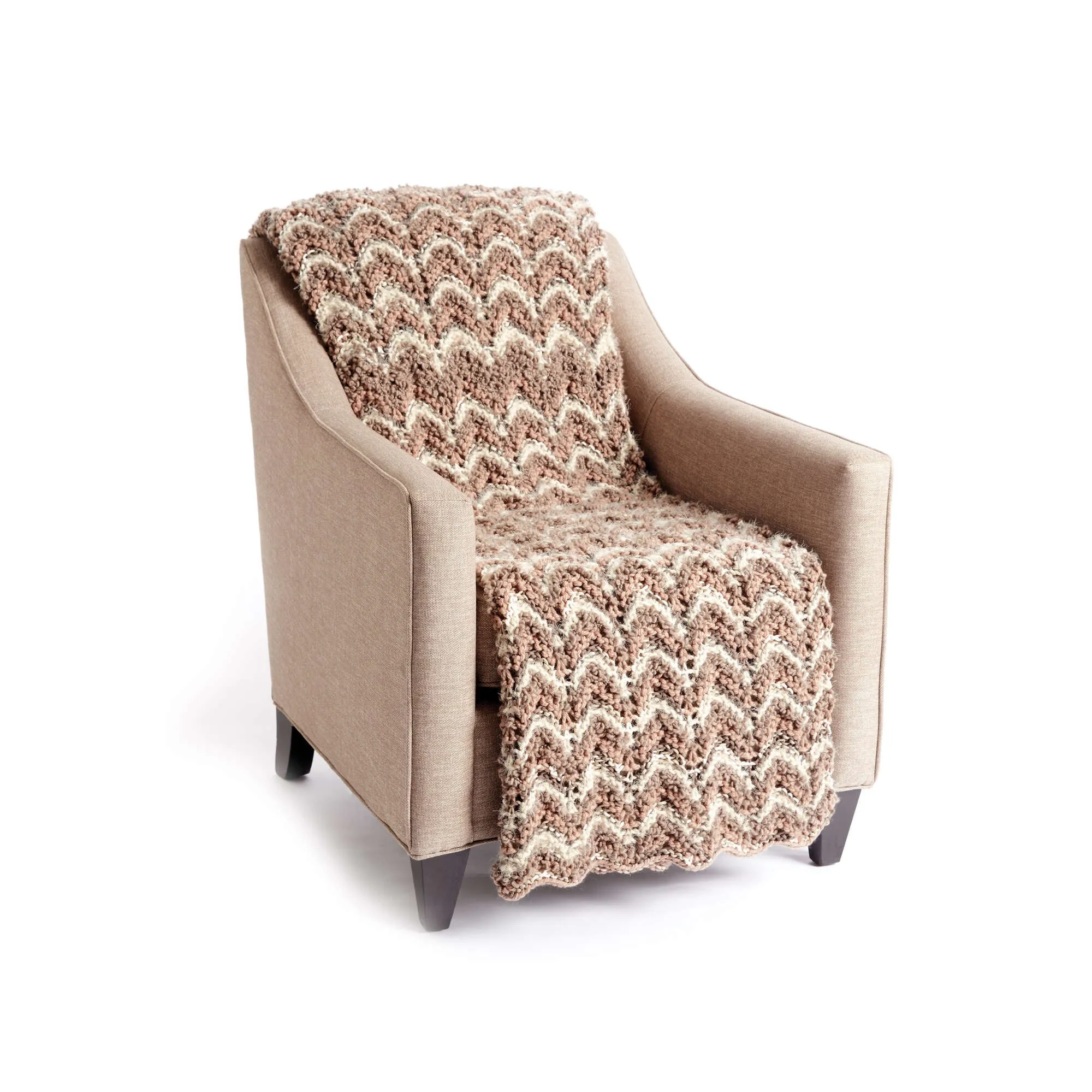 Bernat Making Waves Knit Blanket