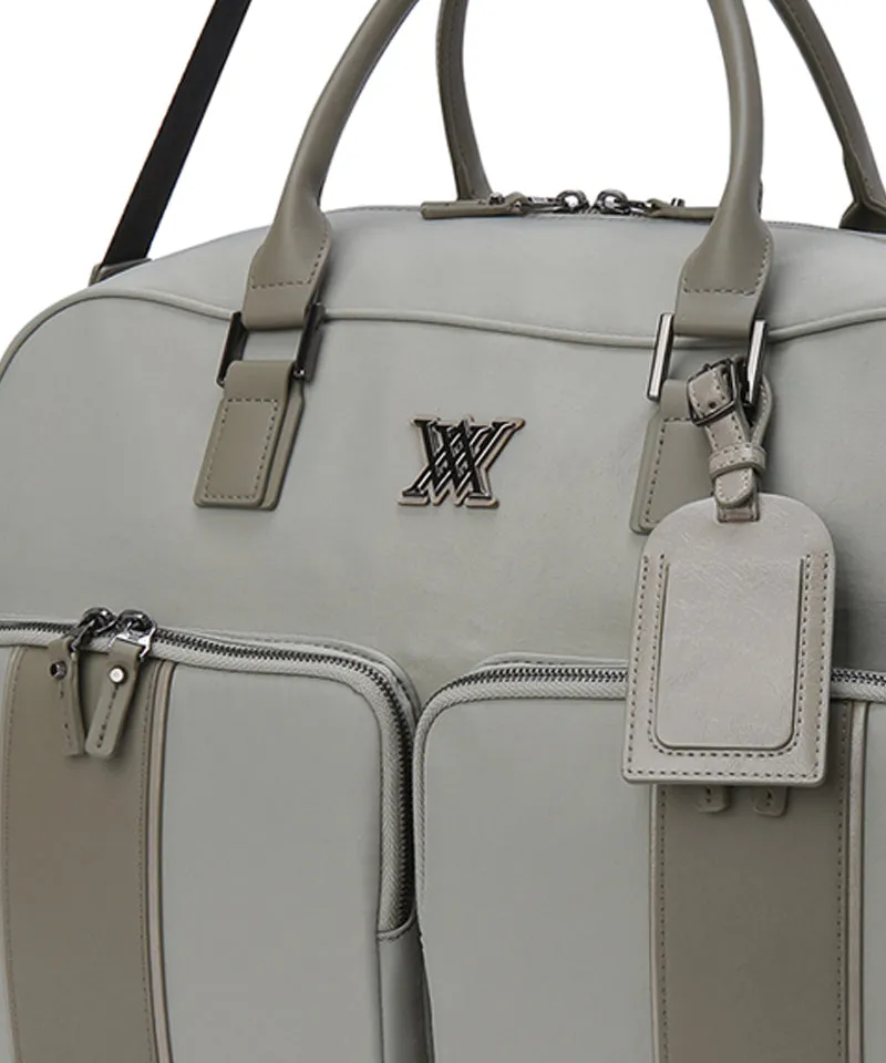 Big Pocket Boston Bag - Khaki
