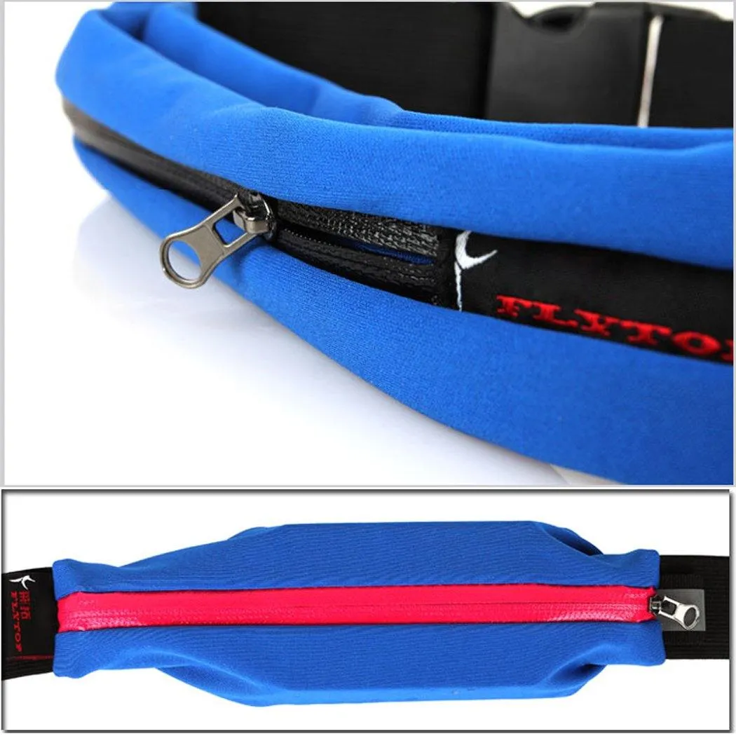 Black Waist Belt for Outdoor Jogging Running Walking Hiking