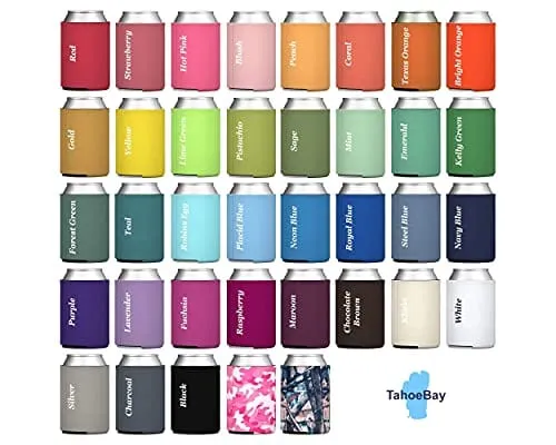 Blank Beer Can Coolers (12 Pack)