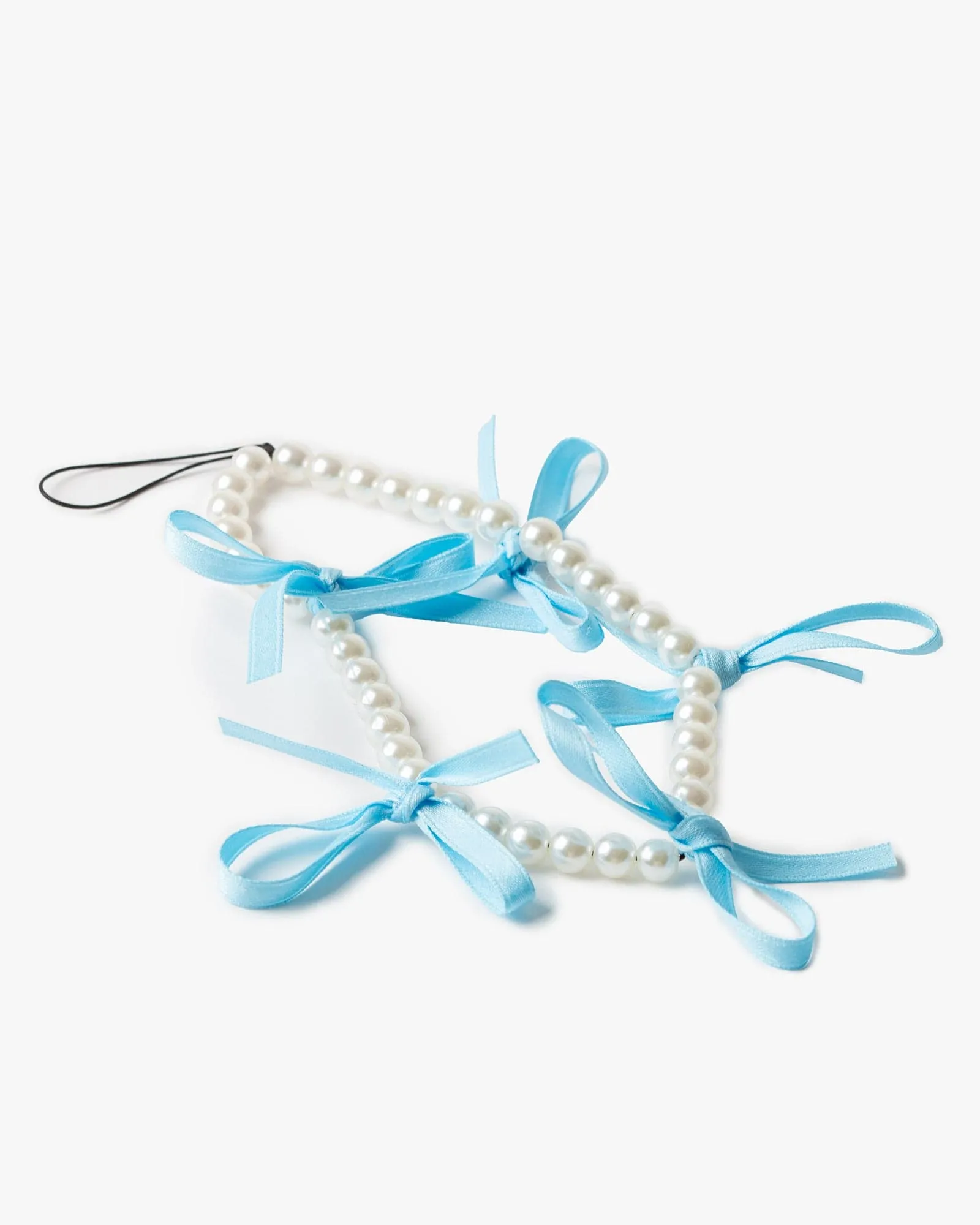 Blue Bow Detail Phone Charm