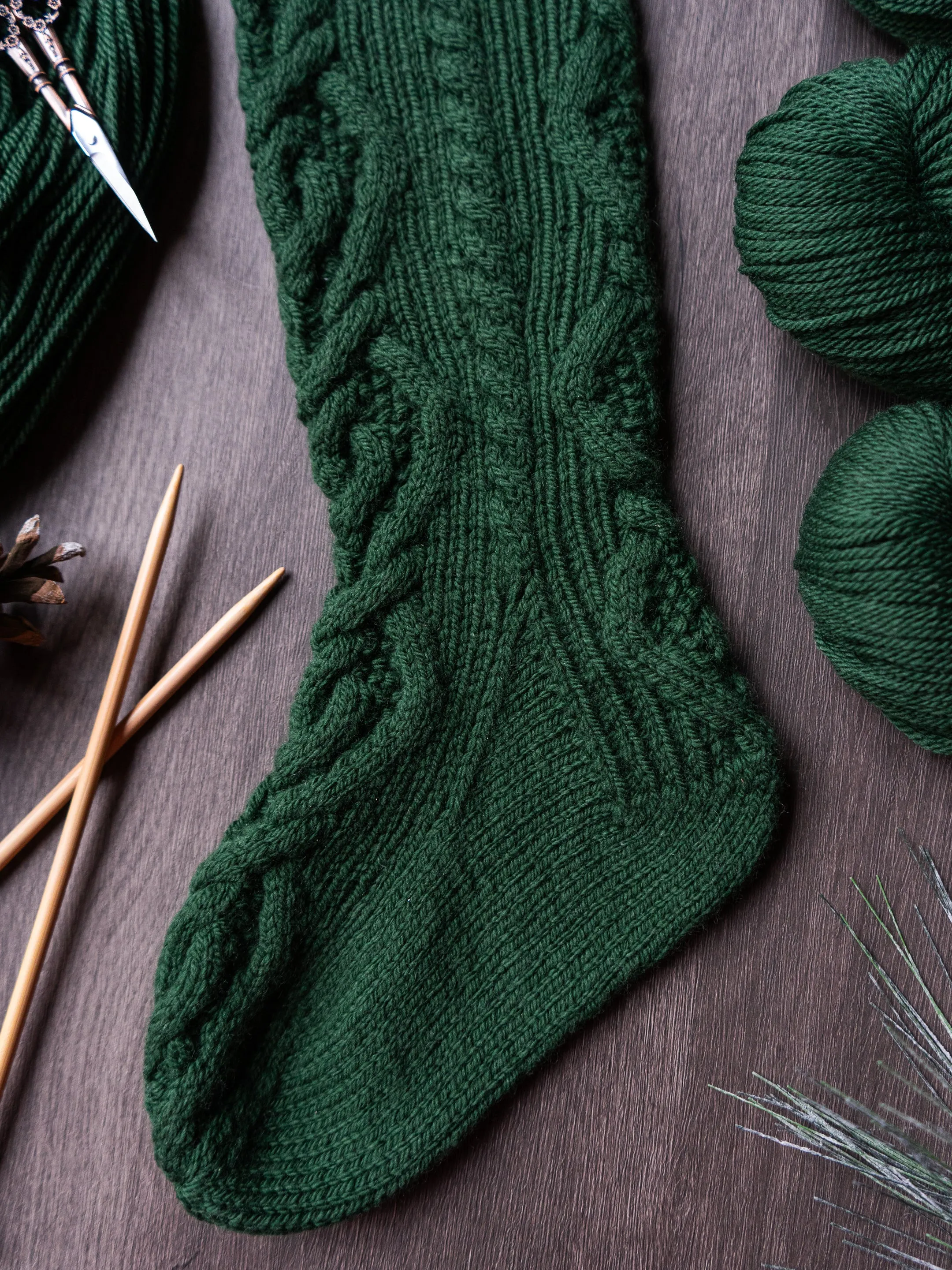 Bluff Harbour Stocking Kit <br><small>yarn & knitting pattern kit</small>
