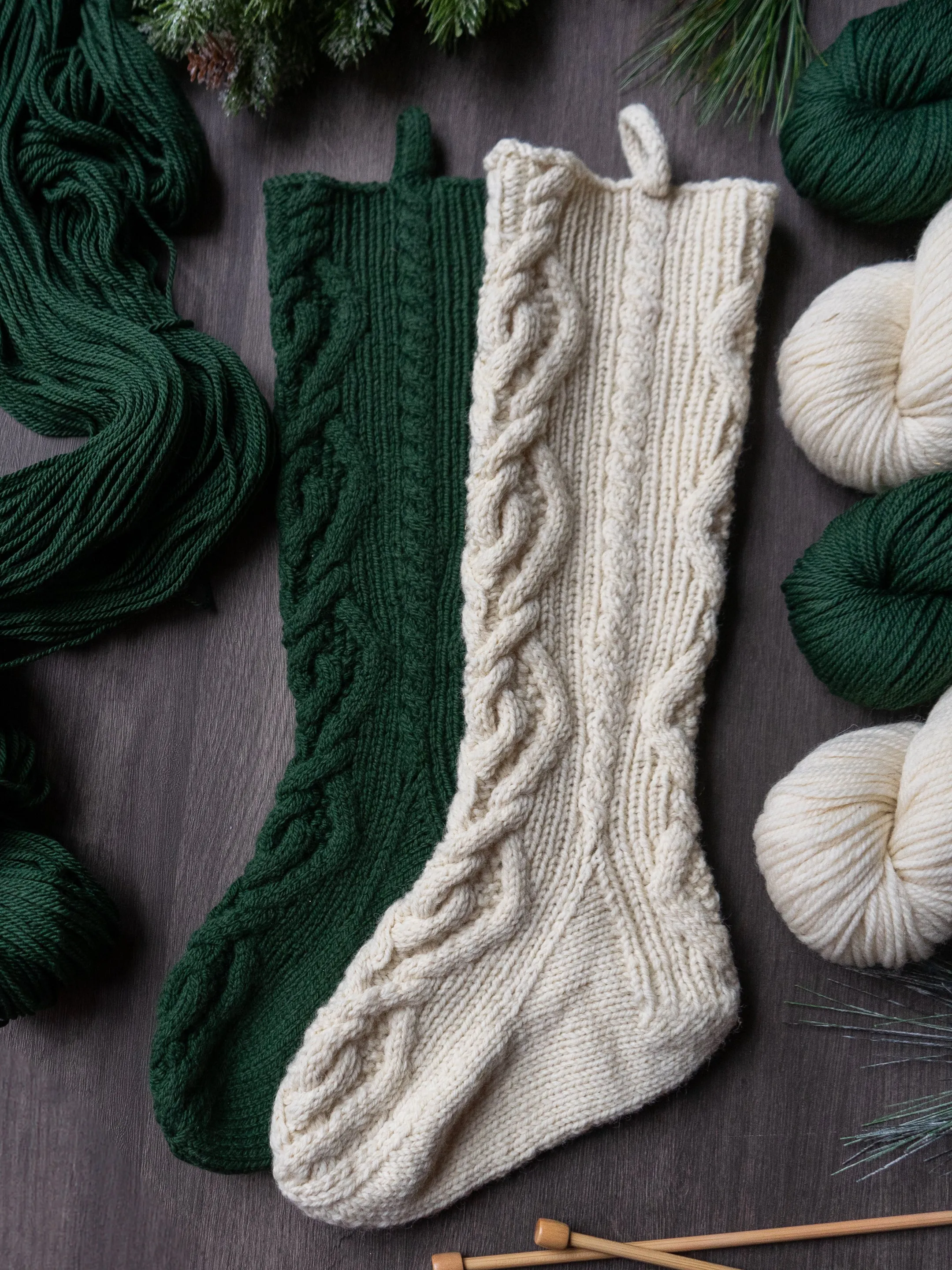 Bluff Harbour Stocking Kit <br><small>yarn & knitting pattern kit</small>