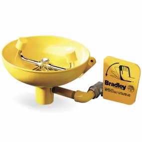 Bradley S19-220 Wall Mount Emergency Eyewash w/ Plastic Eye Wash Bowl