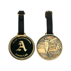 Brass Bag Tag
