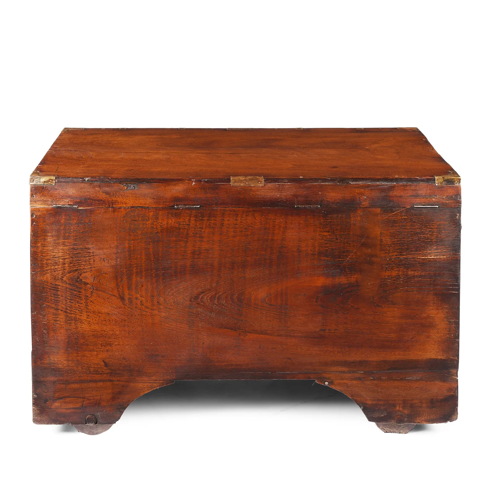Brass Bound Burmese Military Chest -19th Century