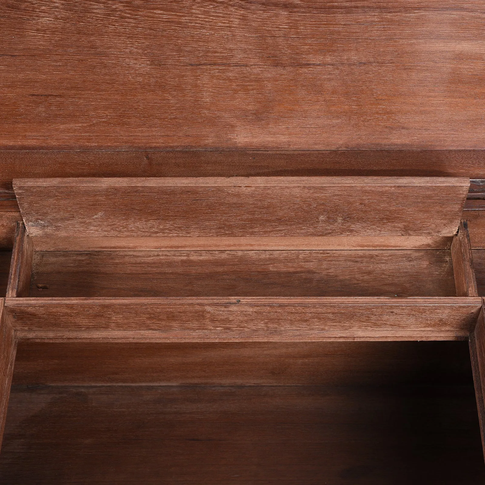 Brass Bound Teak Indian Military Chest -19thC