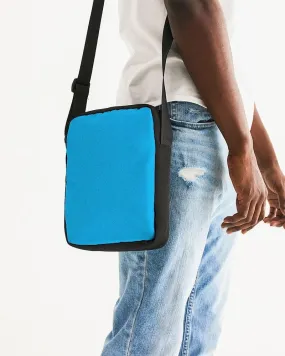 Bright Cyan Messenger Pouch | Bright Pure Cyan | C100M0Y0K0