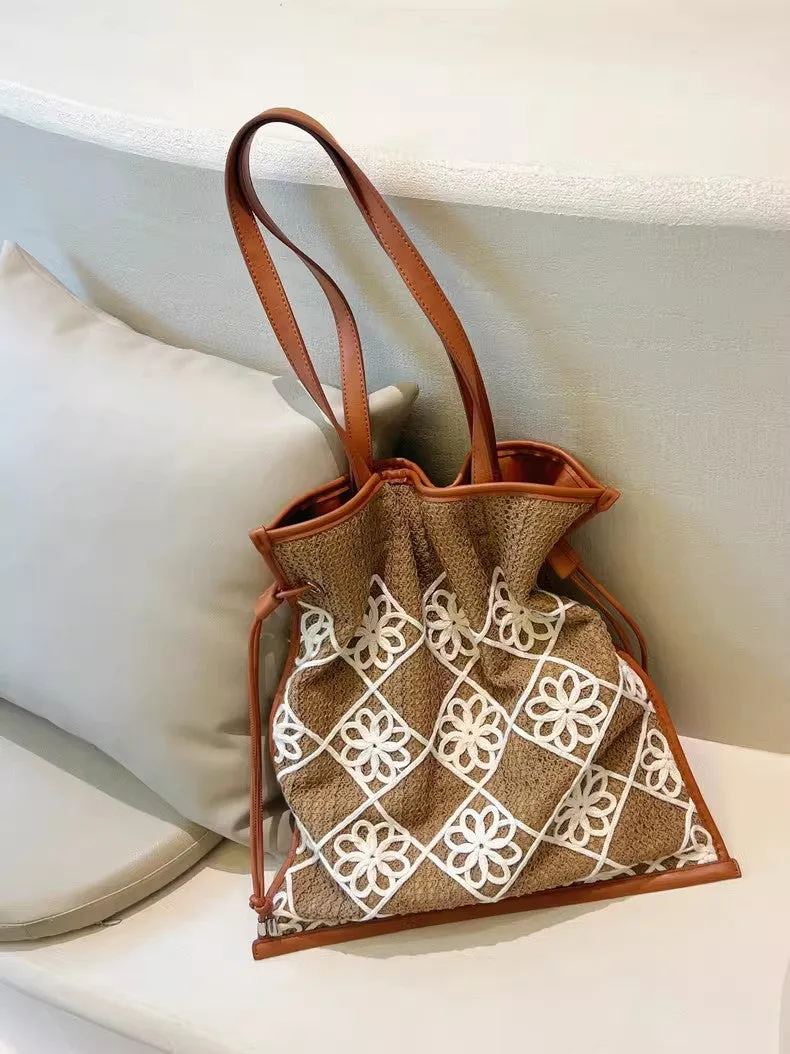 Chic Women's Boho Handbags Crochet Tote Bag For Women