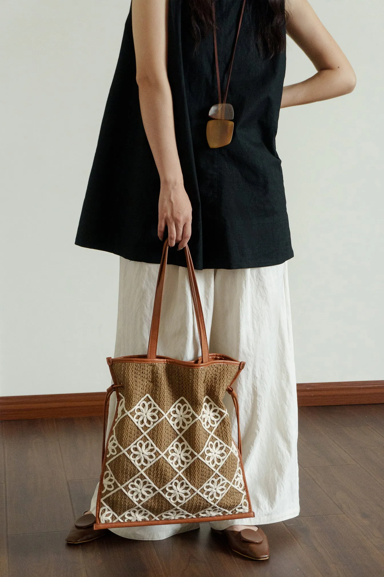 Chic Women's Boho Handbags Crochet Tote Bag For Women