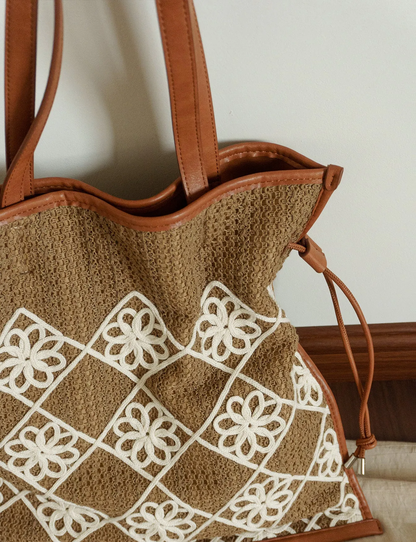 Chic Women's Boho Handbags Crochet Tote Bag For Women