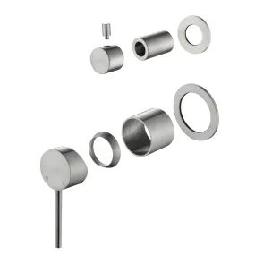 CLIO Shower / Bath Mixer with Divertor Trim Kit Brushed Nickel