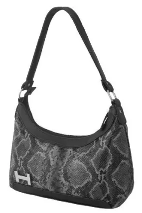 Croc Print Shoulder Bag