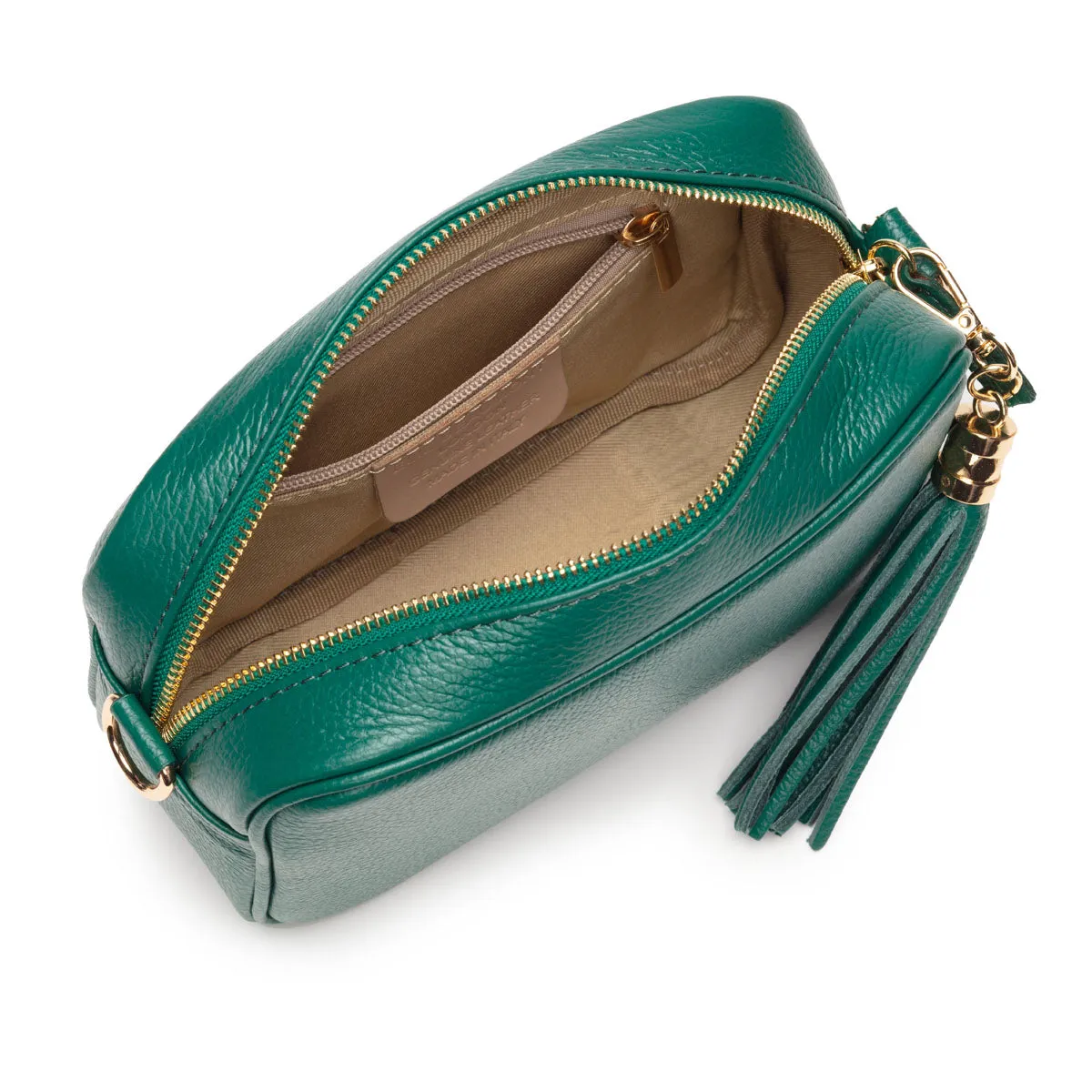 Crossbody Tassel Peacock Green