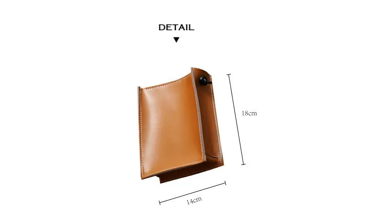 Cute Brown Leather Phone Purse Women Side Bag Box Phone Crossbody Purse For Women