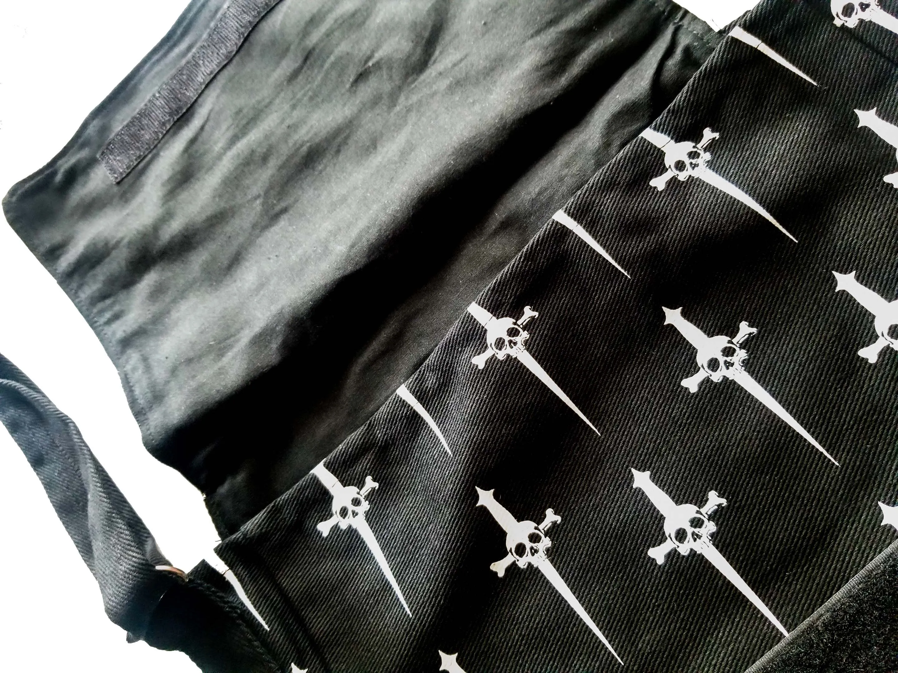Dagger Print Cross Body Bag
