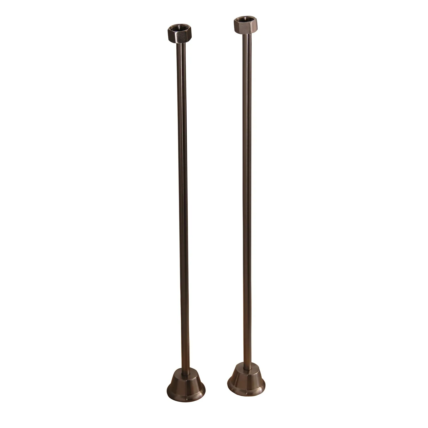 Duet 67″ Cast Iron Double Roll Top Tub Kit – Brushed Nickel Accessories
