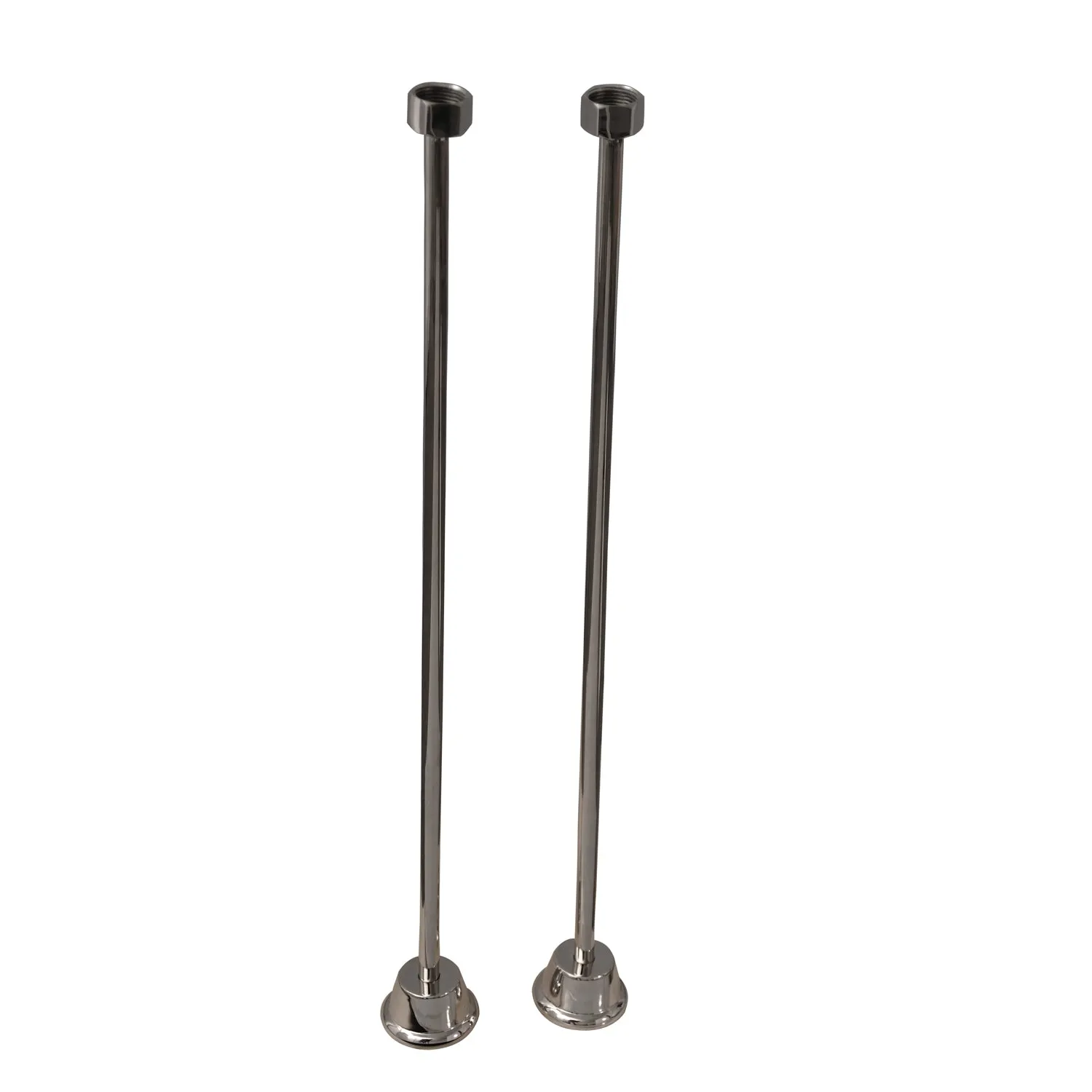 Duet 67″ Cast Iron Double Roll Top Tub Kit – Polished Chrome Accessories