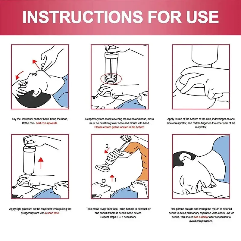 Emergency Life Saving Suction Vac