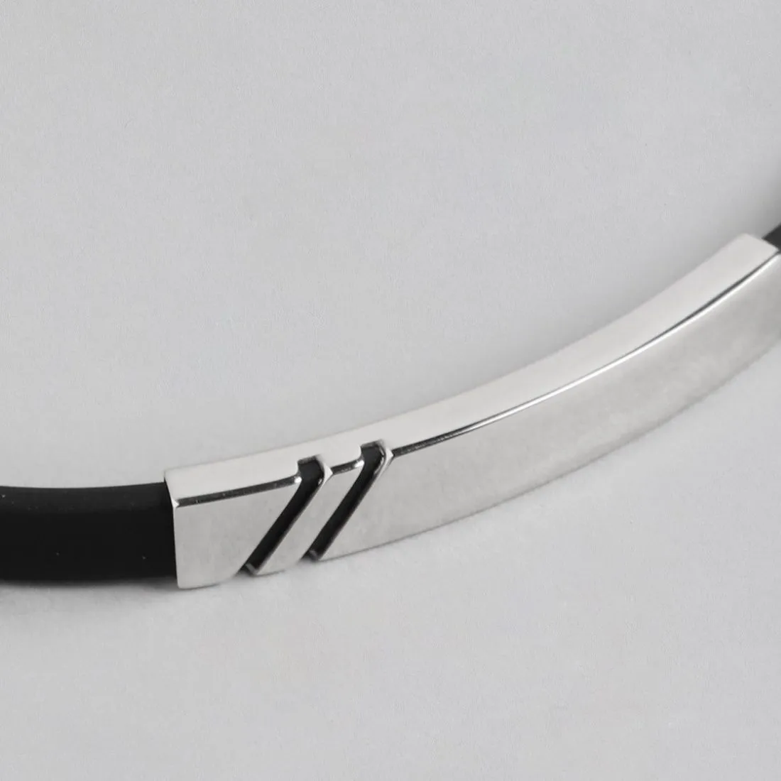Ethereal Allure Rhodium-Plated 925 Sterling Silver Bracelet for Him