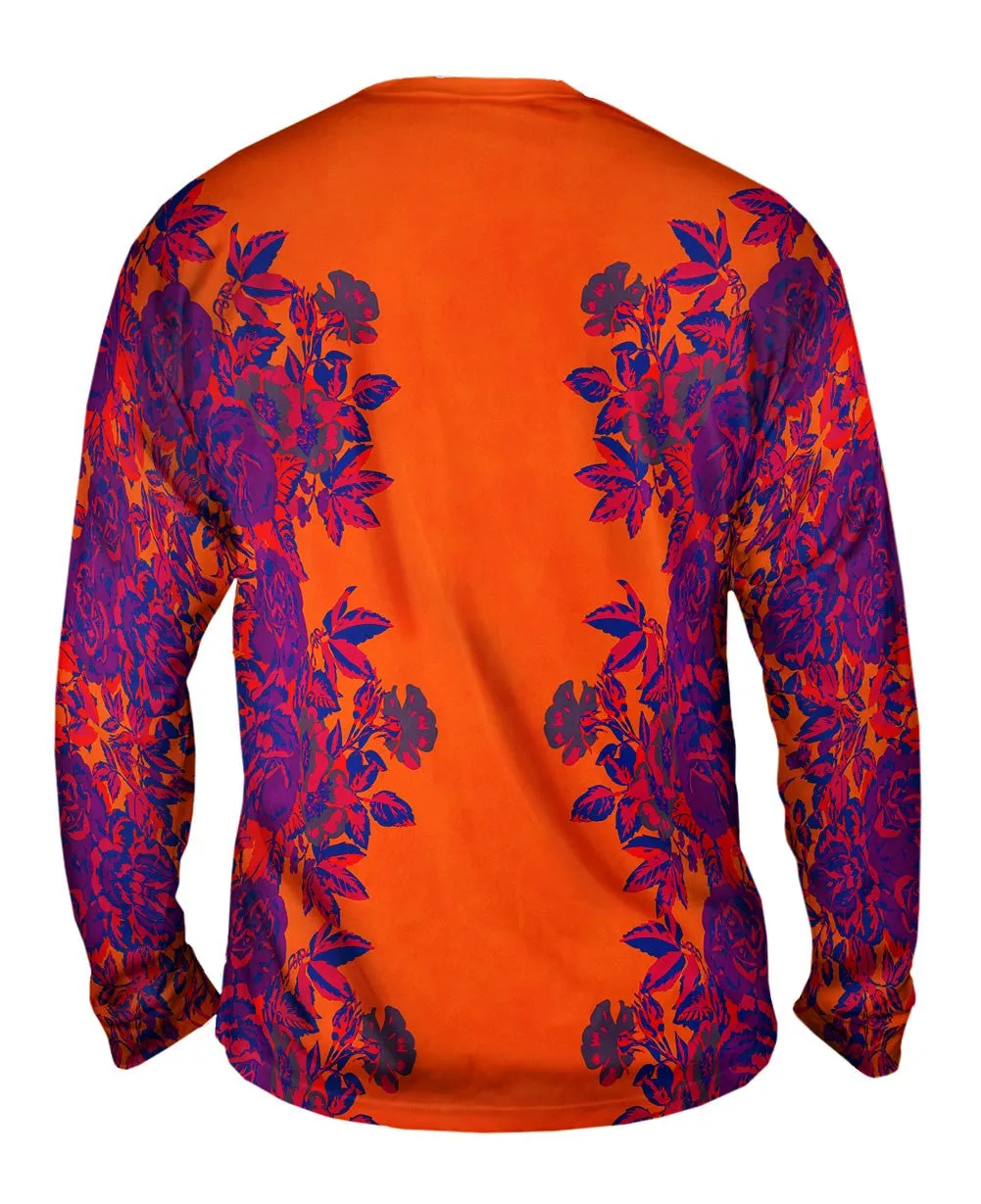 Floral Print Orange