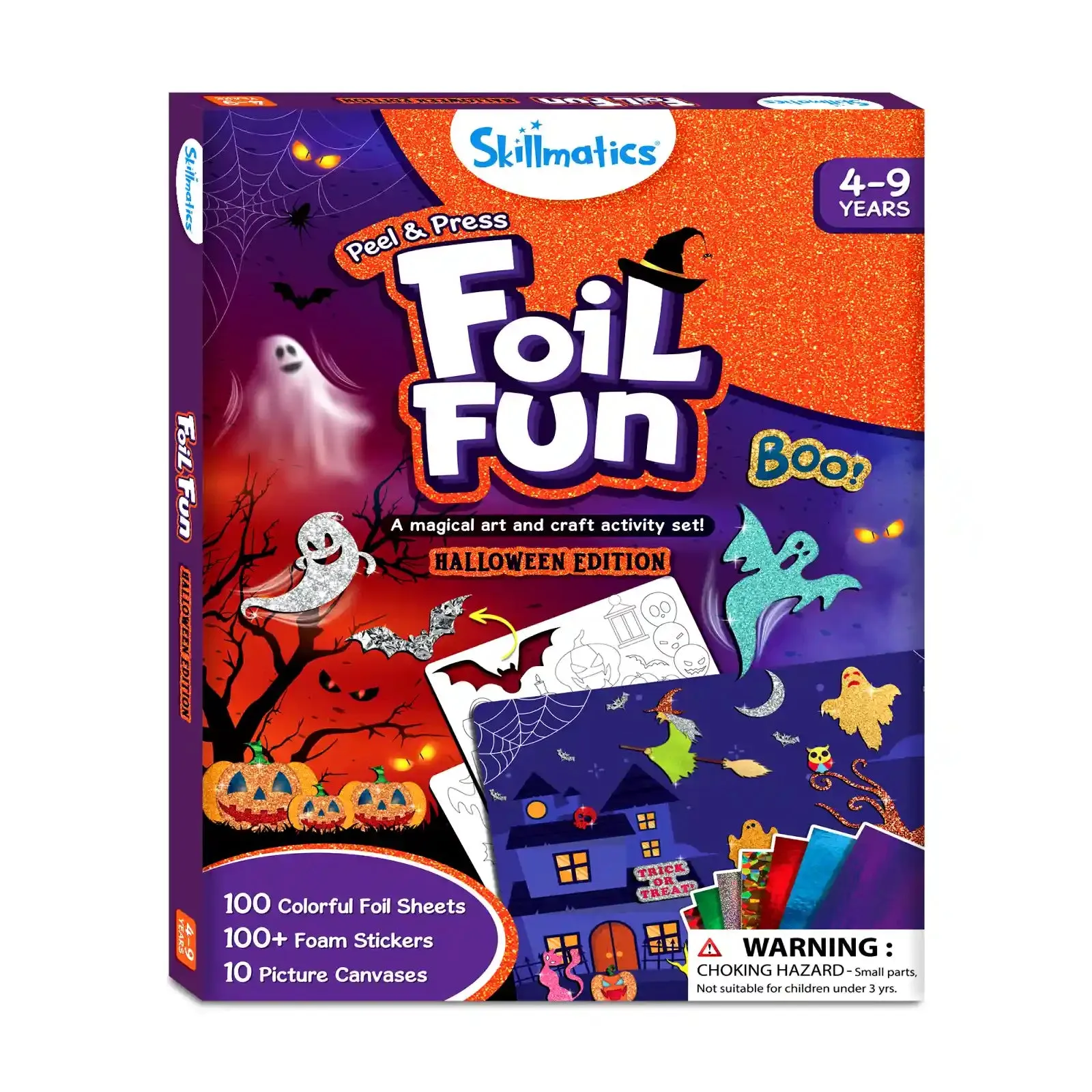 Foil Fun: Halloween Edition |  No Mess Art Kit (ages 4-9)