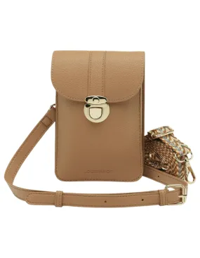 Fontaine Phone Crossbody Bag - Latte - Louenhide