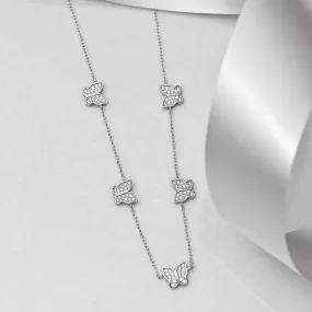 Free Like A Butterfly 925 Silver Necklace