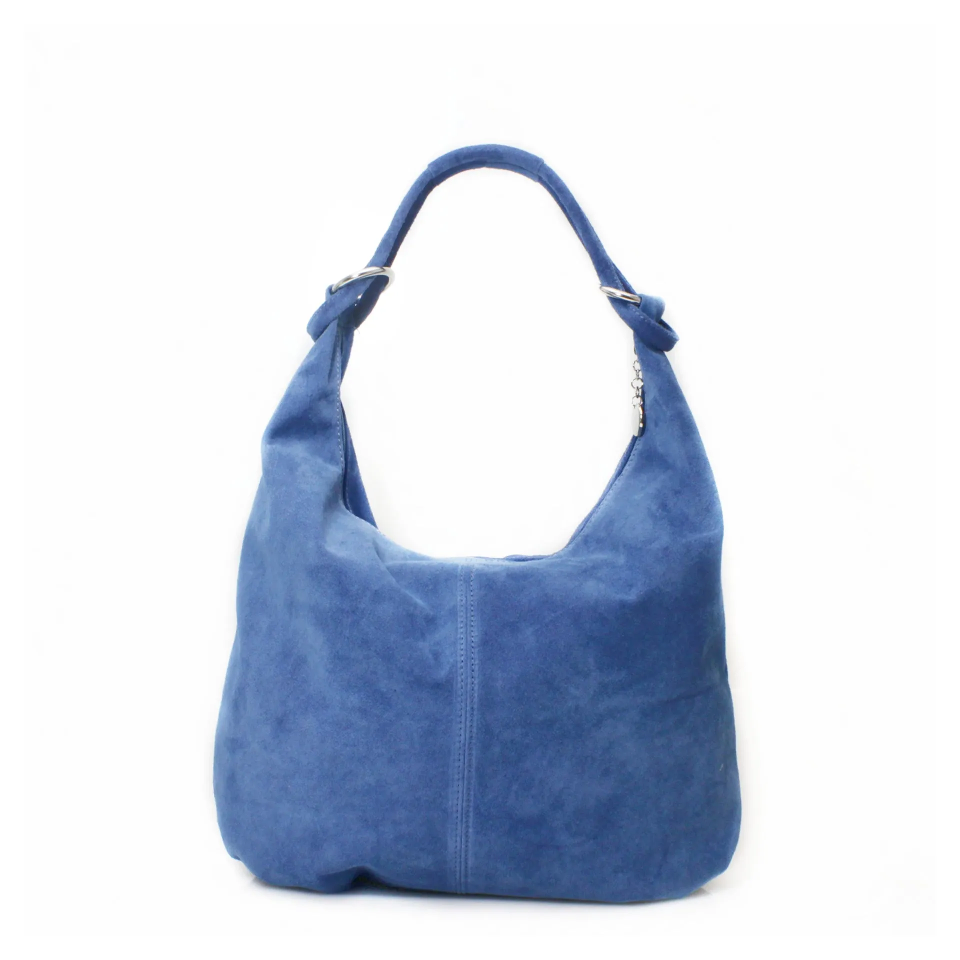FREYA -  Suede slouch shoulder bag