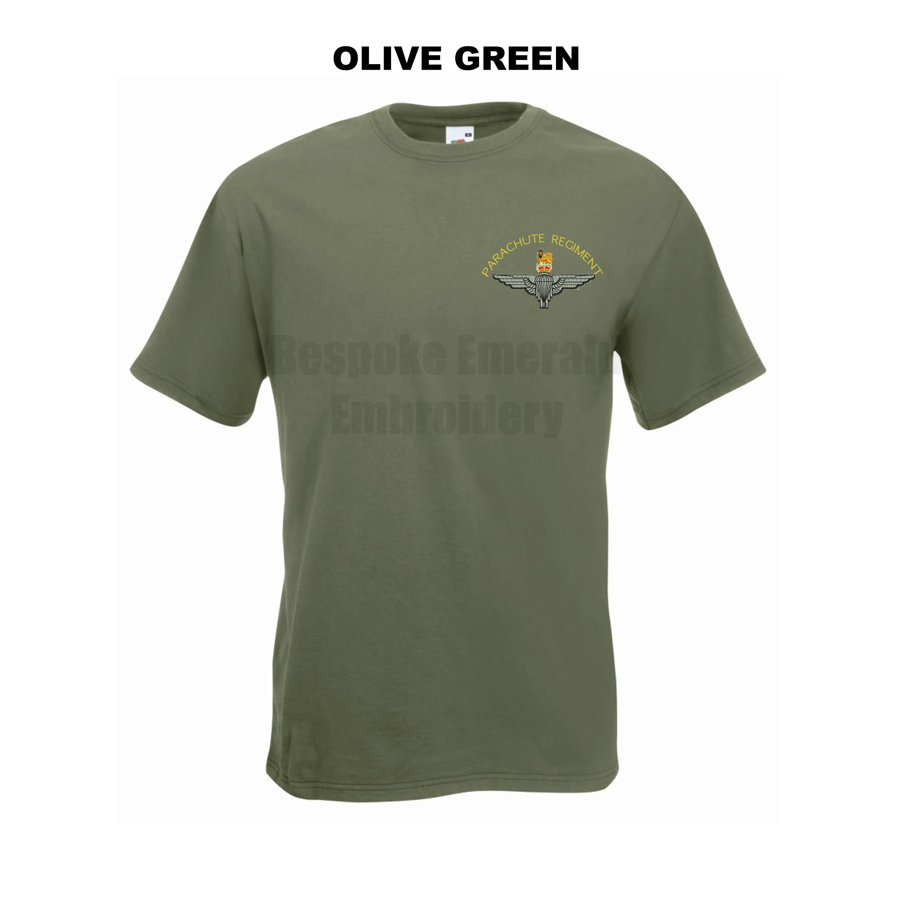 GD02 - Parachute Regiment Premium Quality Embroidered T-Shirt
