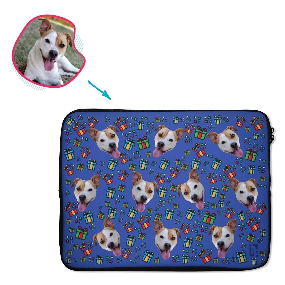 Gift Box Personalized Laptop Sleeve
