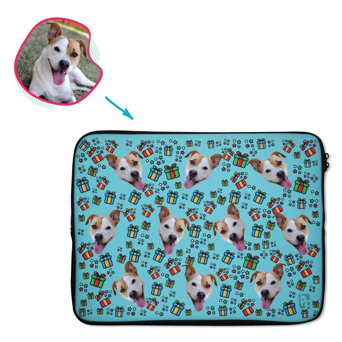 Gift Box Personalized Laptop Sleeve