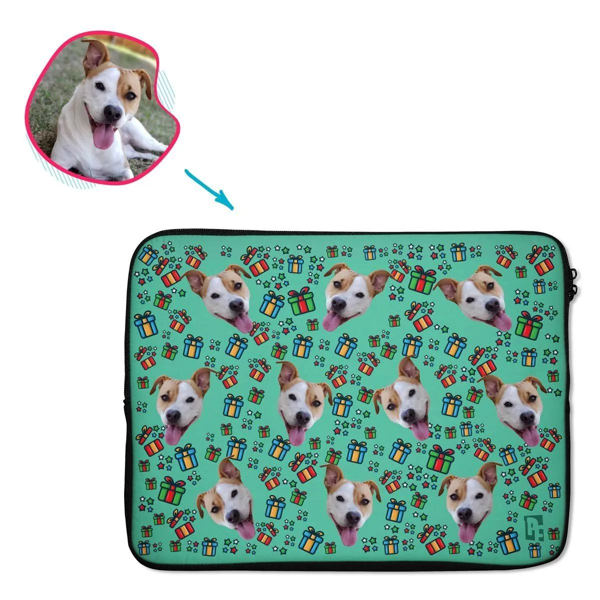 Gift Box Personalized Laptop Sleeve