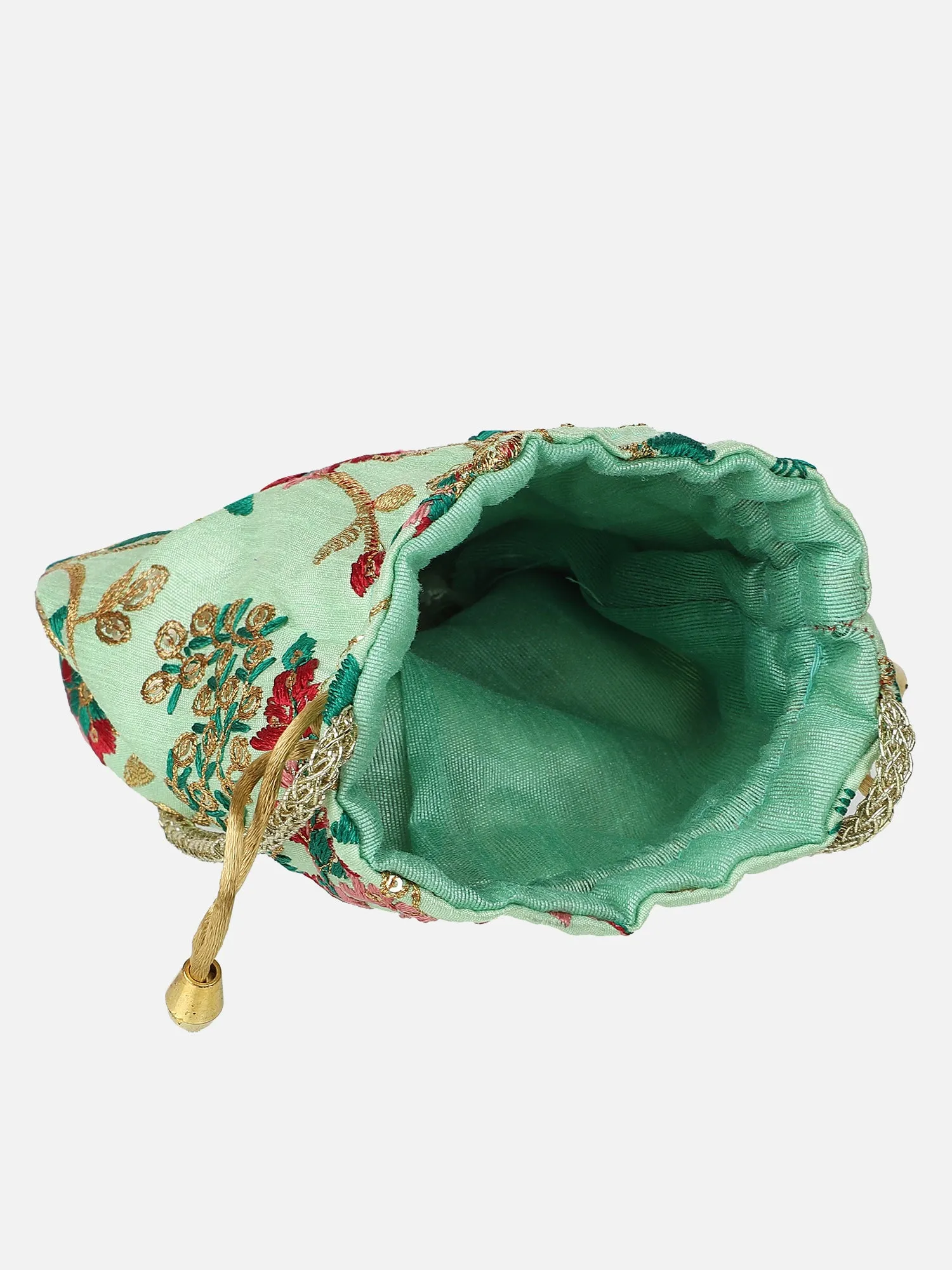 Green Designer Potli Bag