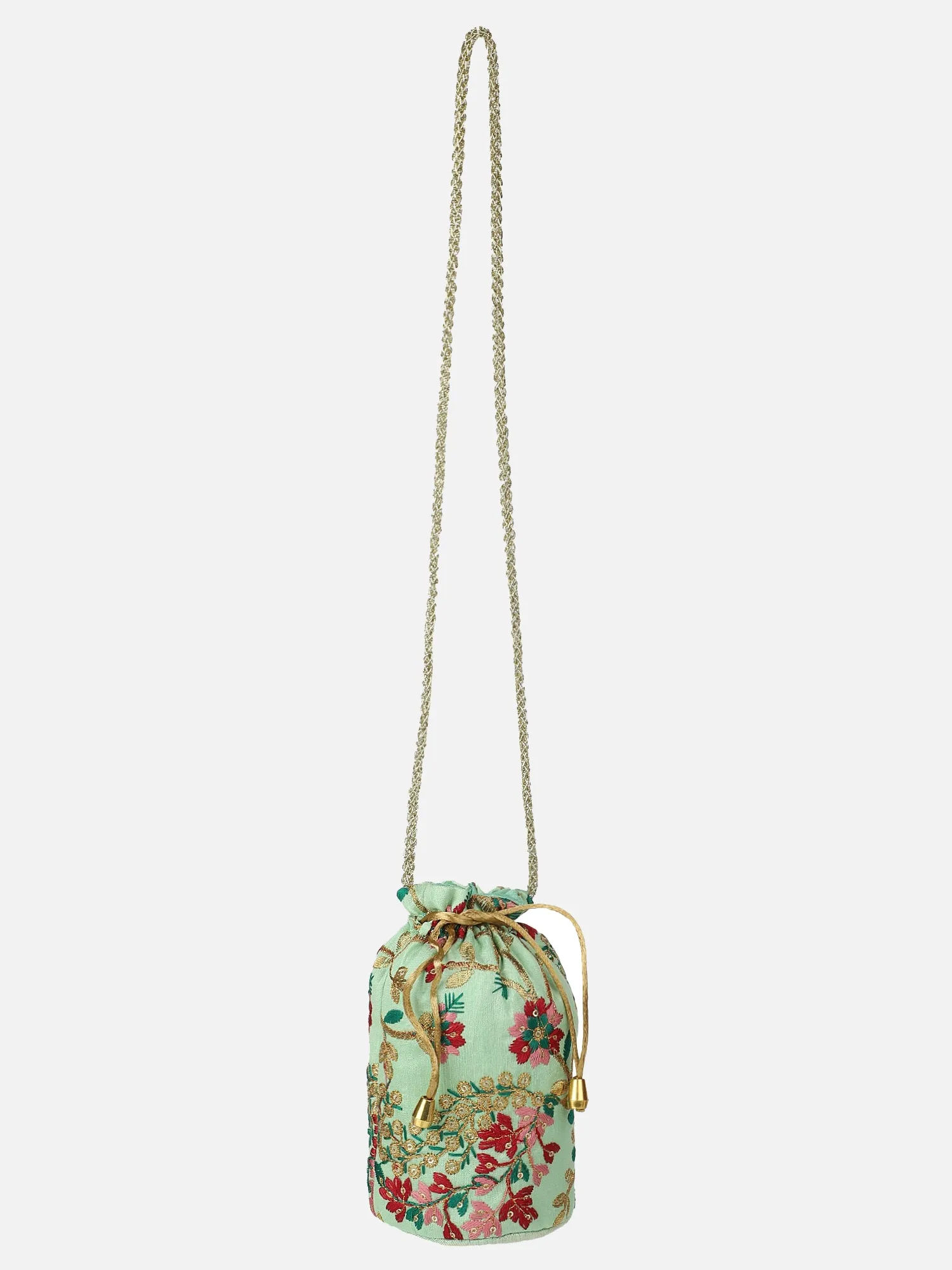 Green Designer Potli Bag