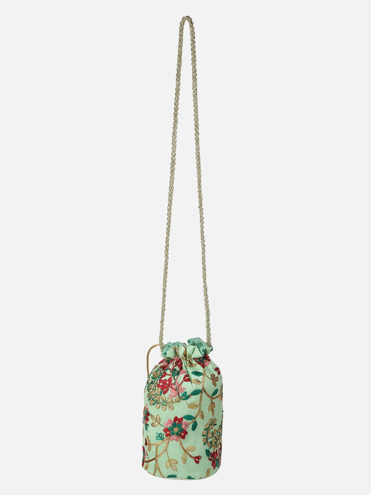 Green Designer Potli Bag